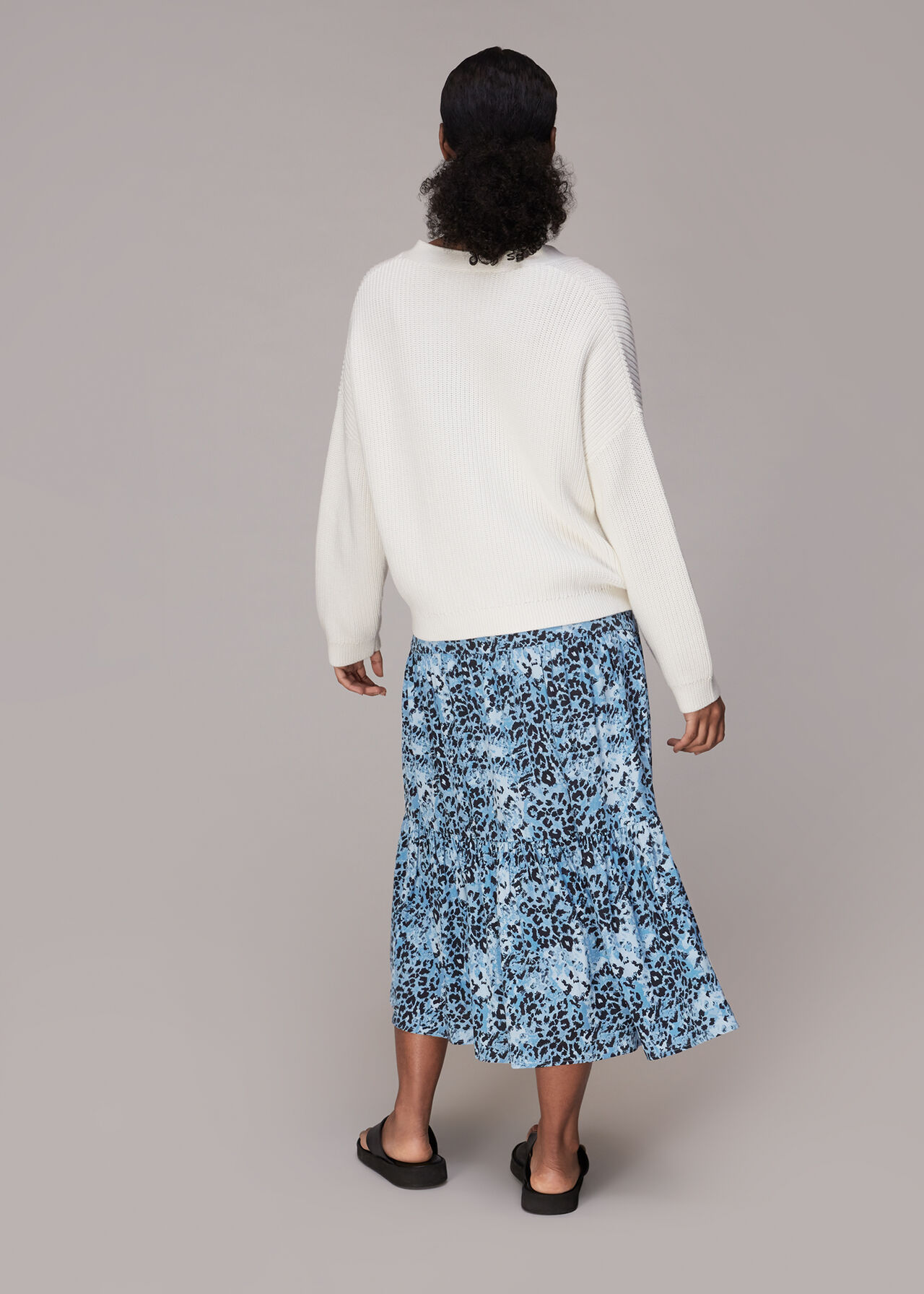 Hyena Spot Tiered Skirt