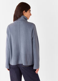 Wool Mix Roll Neck Knit
