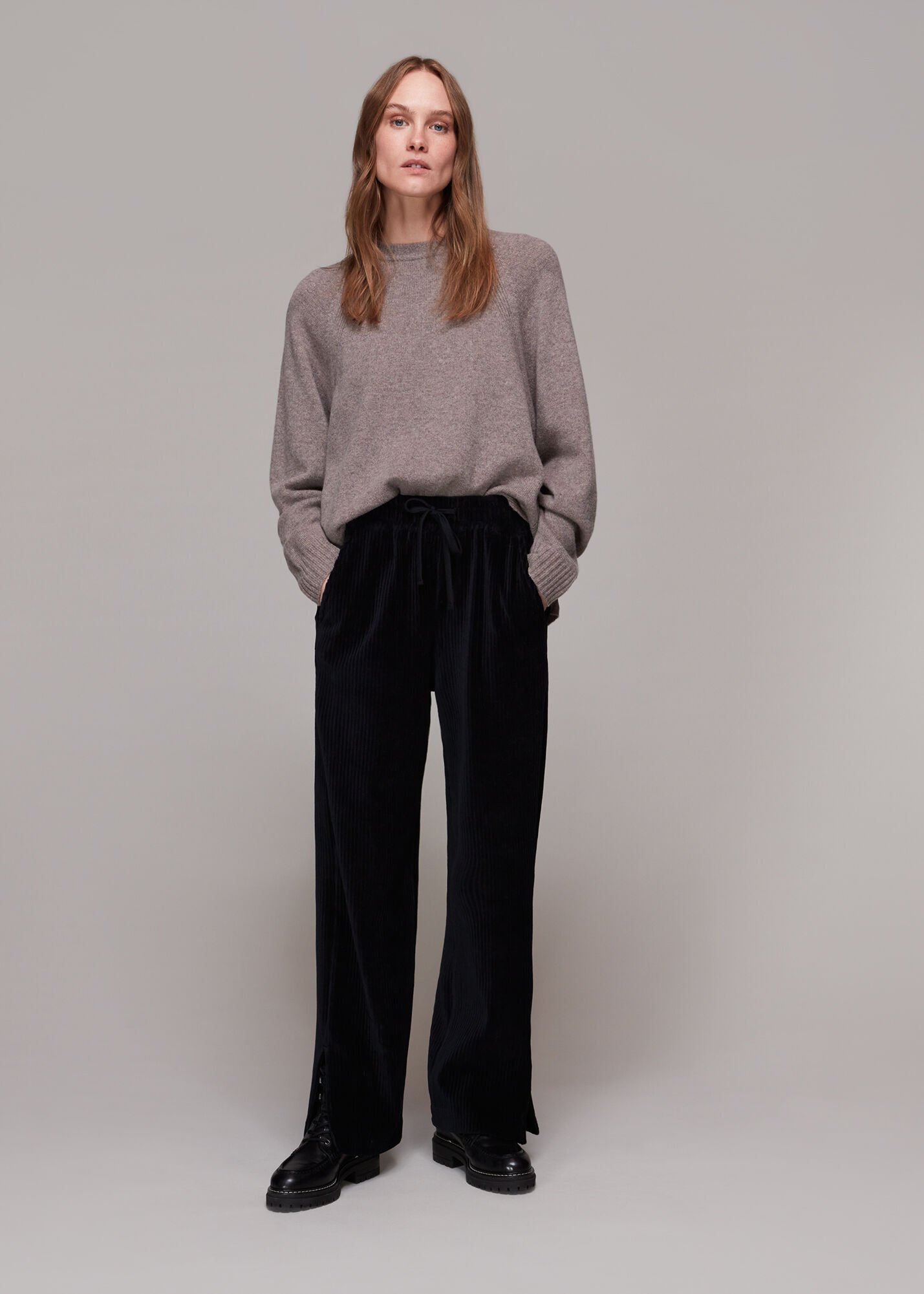 Corduroy trousers wide leg hotsell