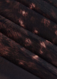 Spotted Animal Mesh Dress