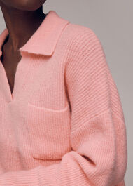Rib Collar Sweater