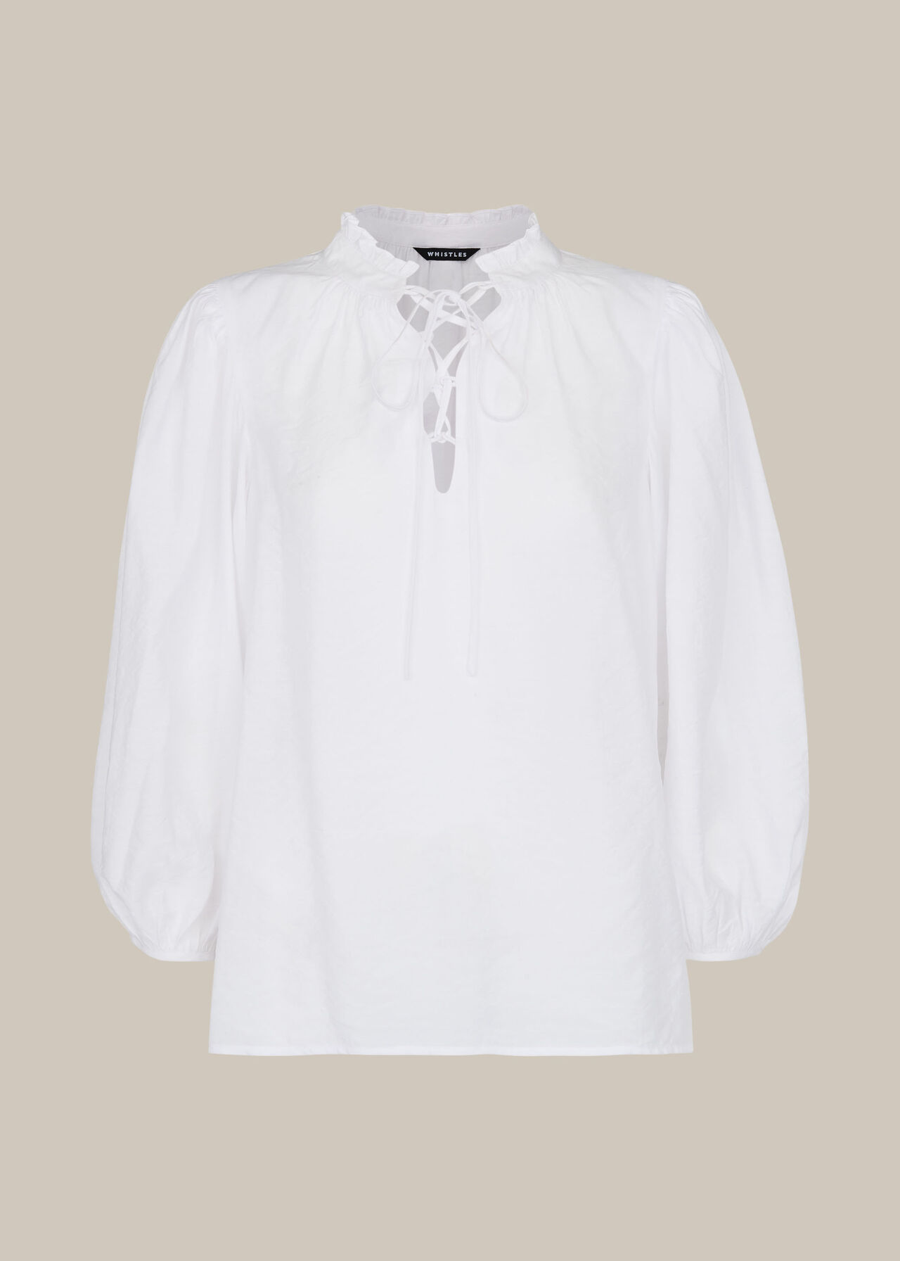 White Tie Detail Shirt | WHISTLES