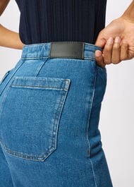 Stretch Straight Ankle Jean