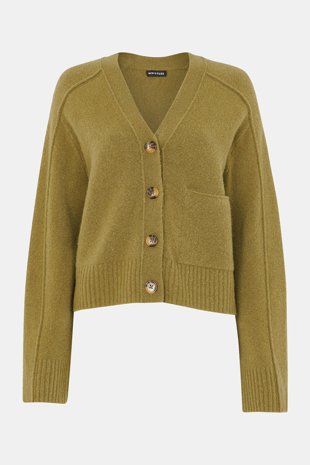 Wool Mix Pocket Cardigan