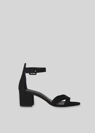 Marquis Block Heel Sandal Black