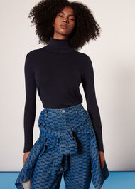 Tangle Check Denim Trouser