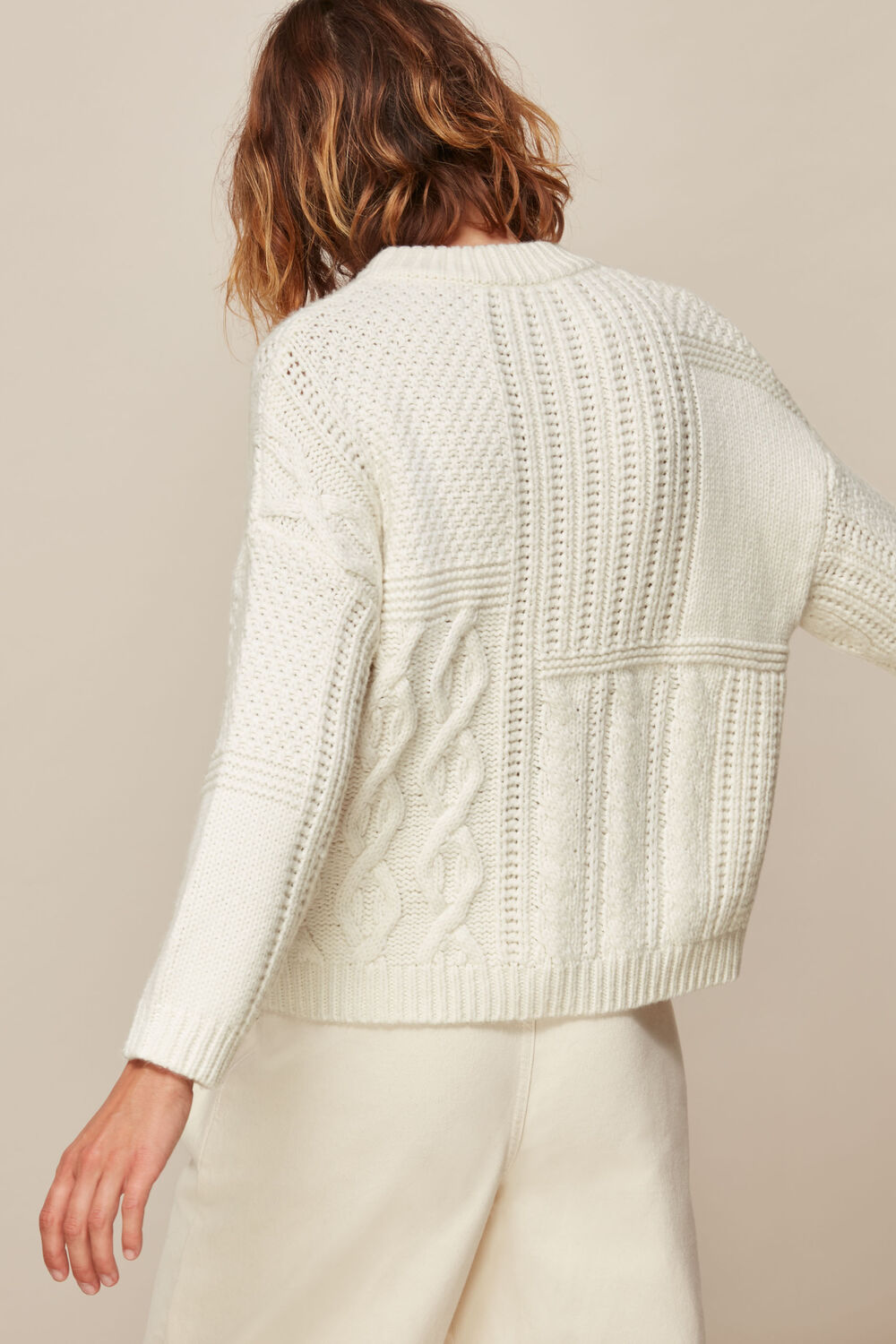 Patchwork Cable knit