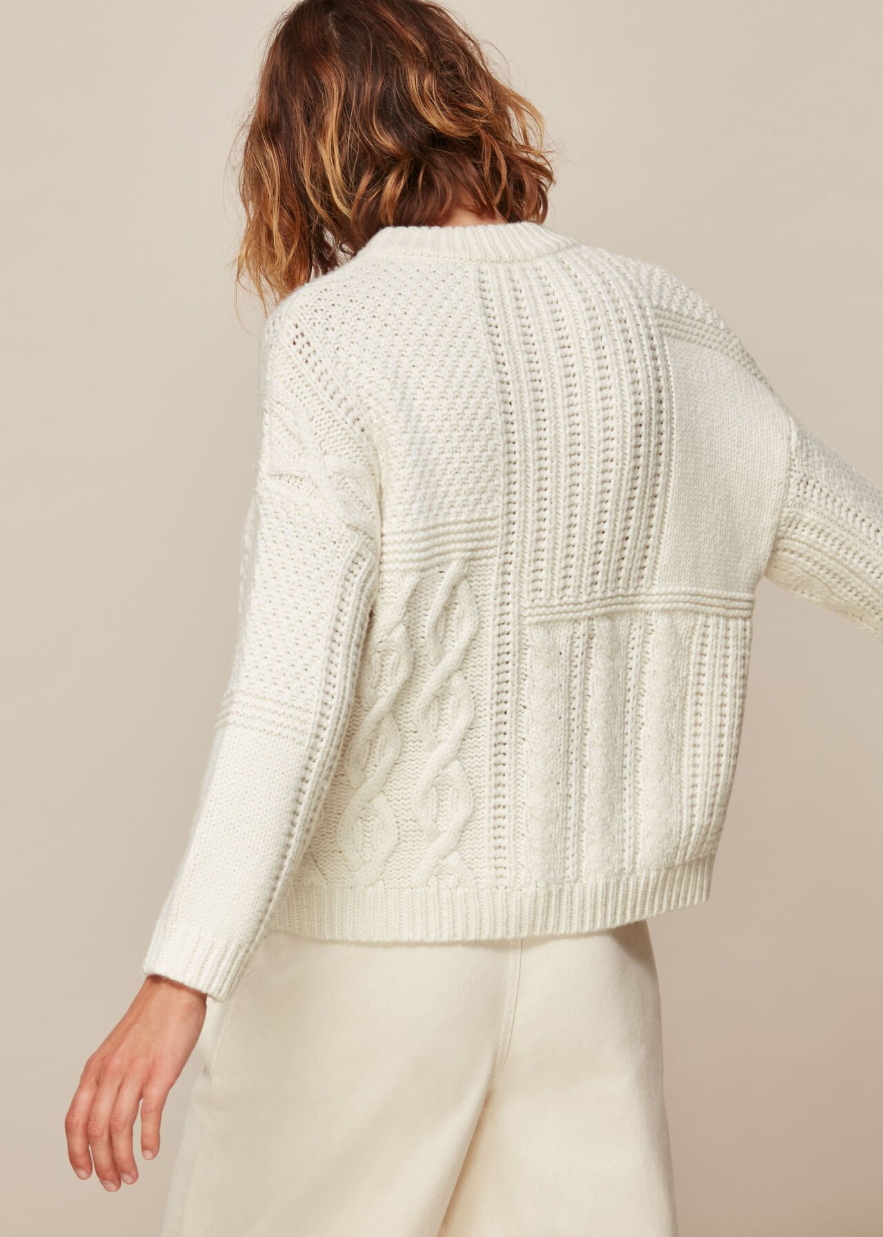 Patchwork Cable knit