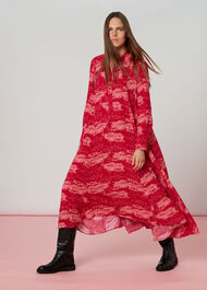 Field Print Dress