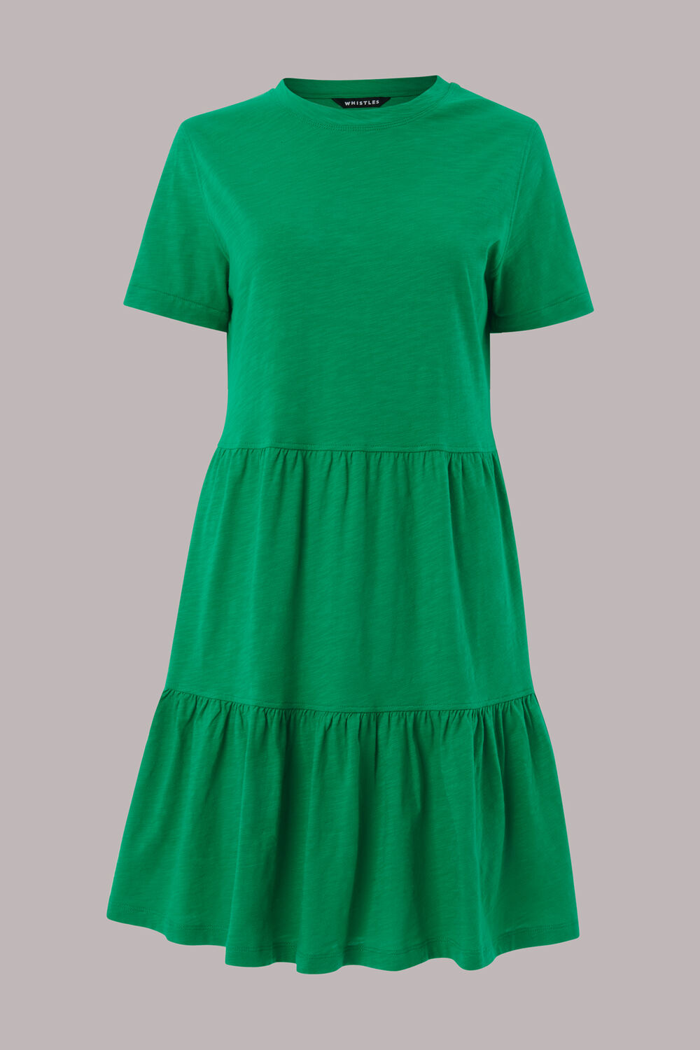 Short Tiered Jersey Dress
