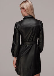Phoebe Short Leather Dress