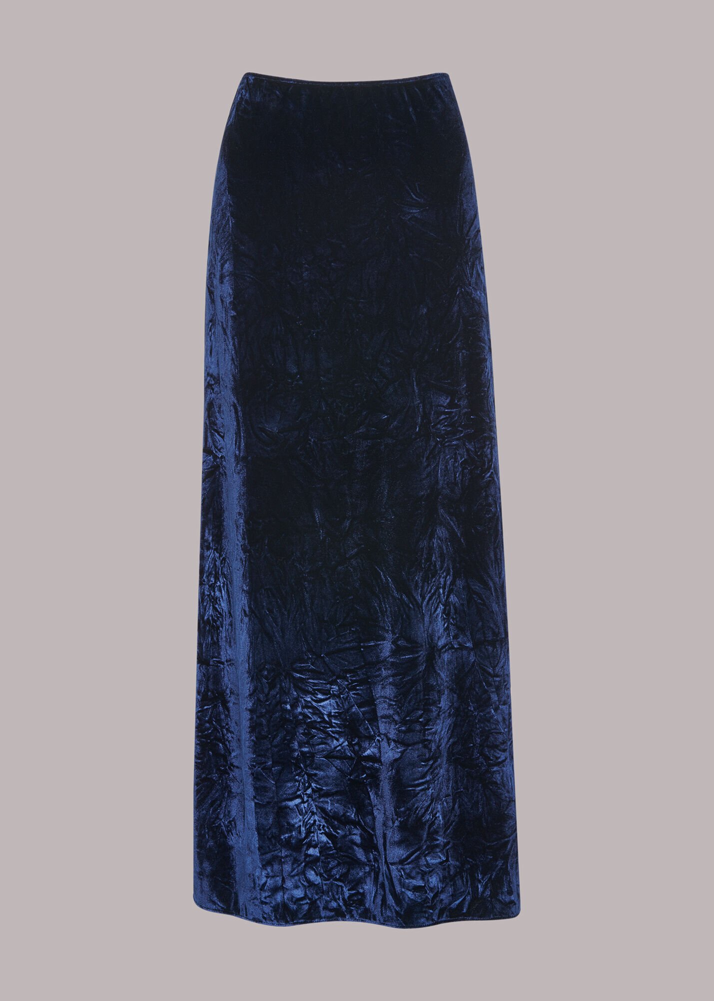 Navy velour skirt hotsell