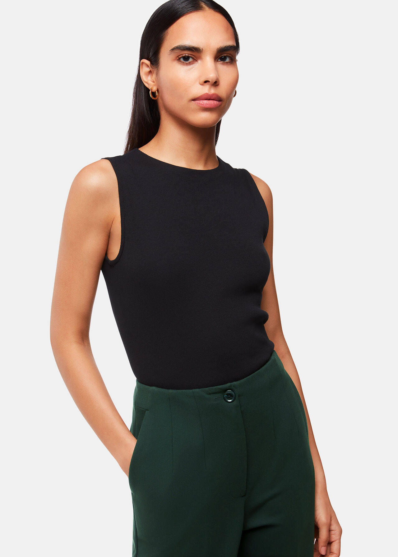 Lila Ponte Trouser