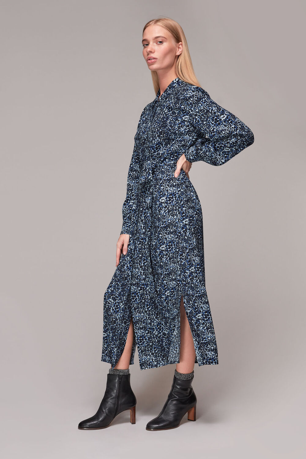 Micro Animal Shirt Dress