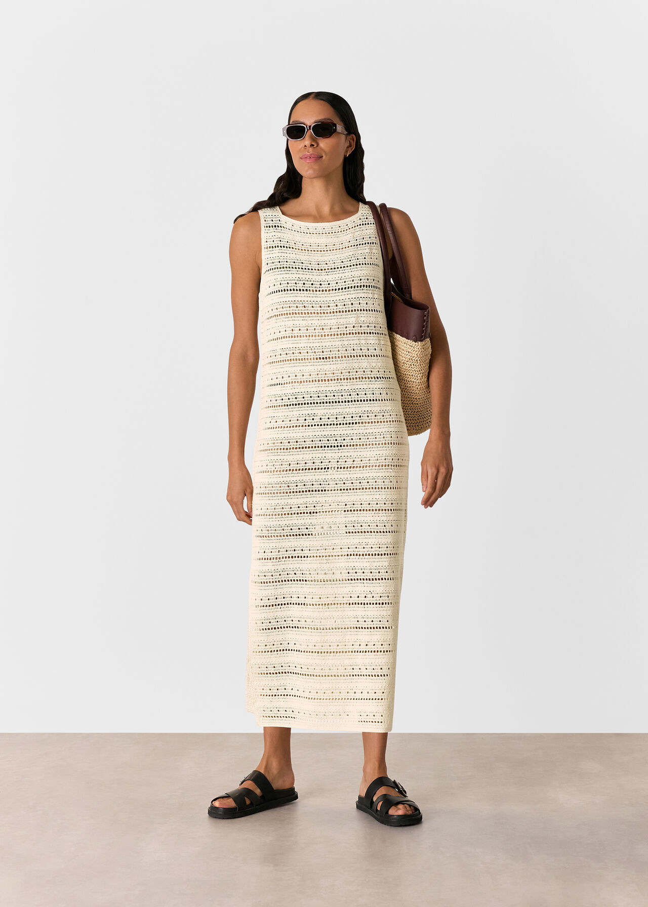 Long Crochet Beach Dress