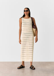 Long Crochet Beach Dress