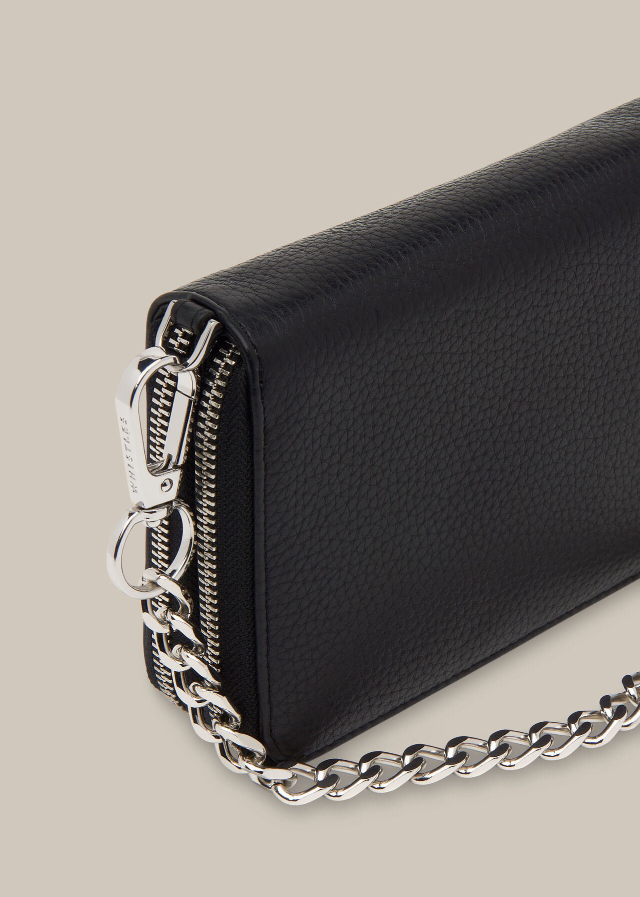 Safia Double Zip Chain Bag