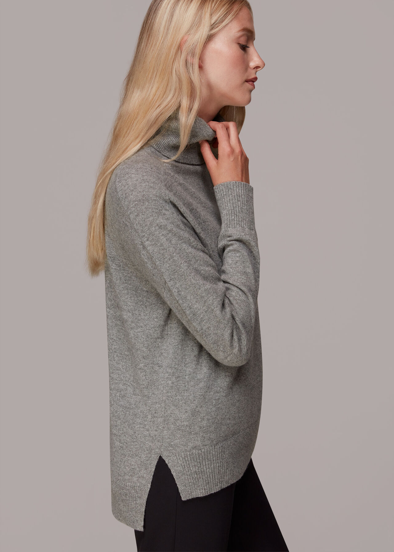 Cashmere Roll Neck Jumper