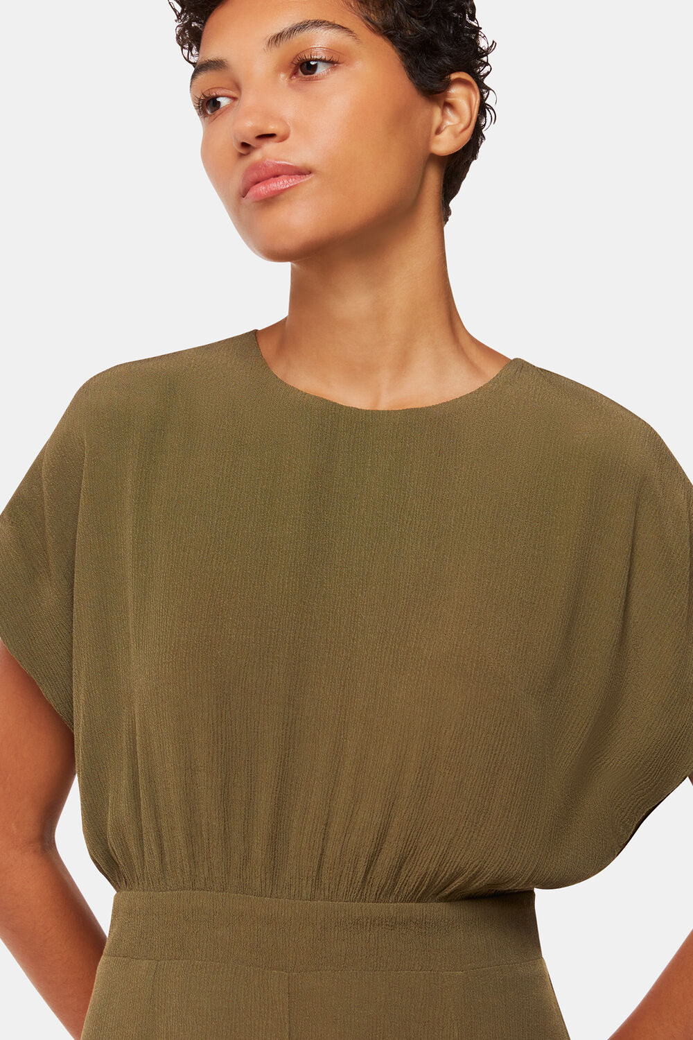 Pocket Detail Midi Dress