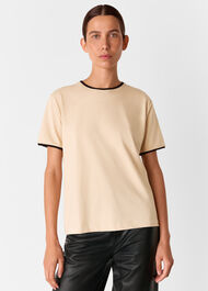 Contrast Piping Detail Tee