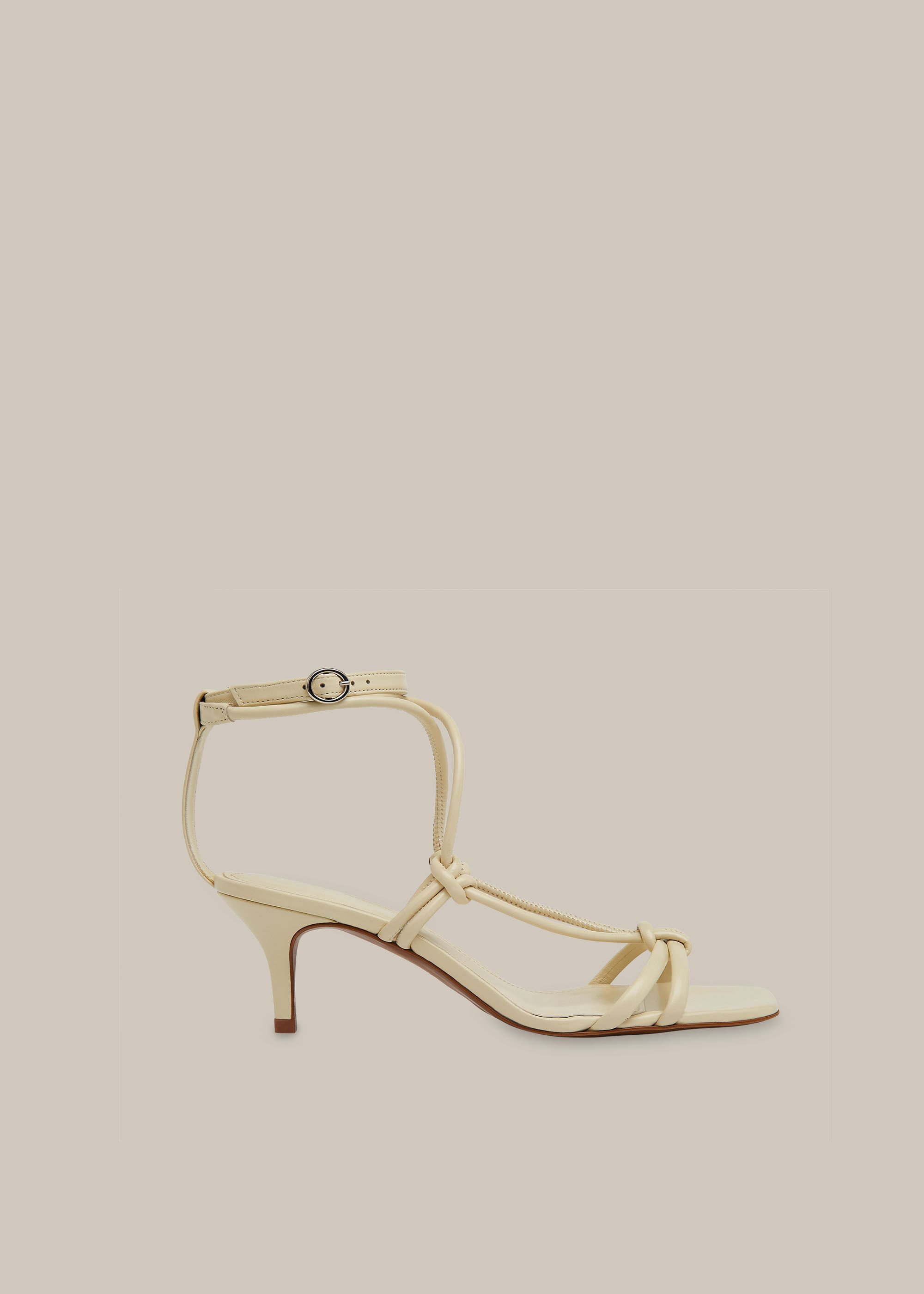White Kitten Heel Sandal WHISTLES