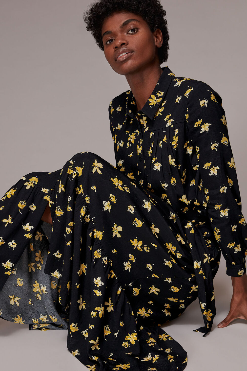 Bridget Falling Floral Skirt