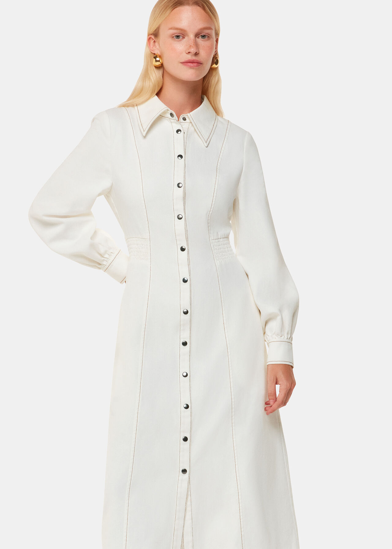 Harlowe Denim Midi Dress