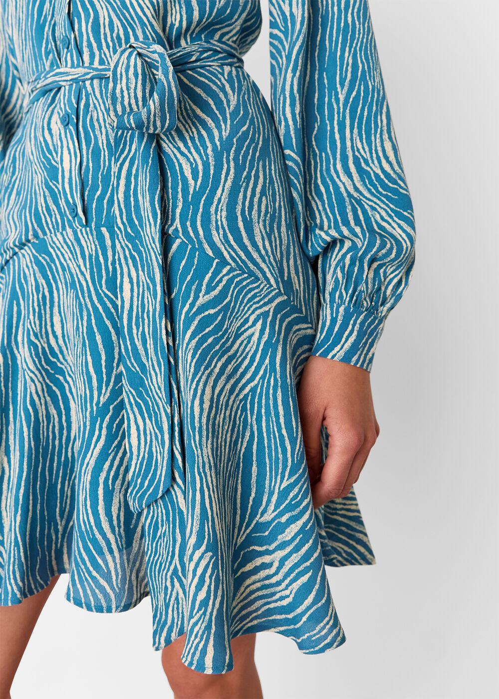 Zebra Flippy Mini Dress