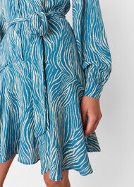 Zebra Flippy Mini Dress