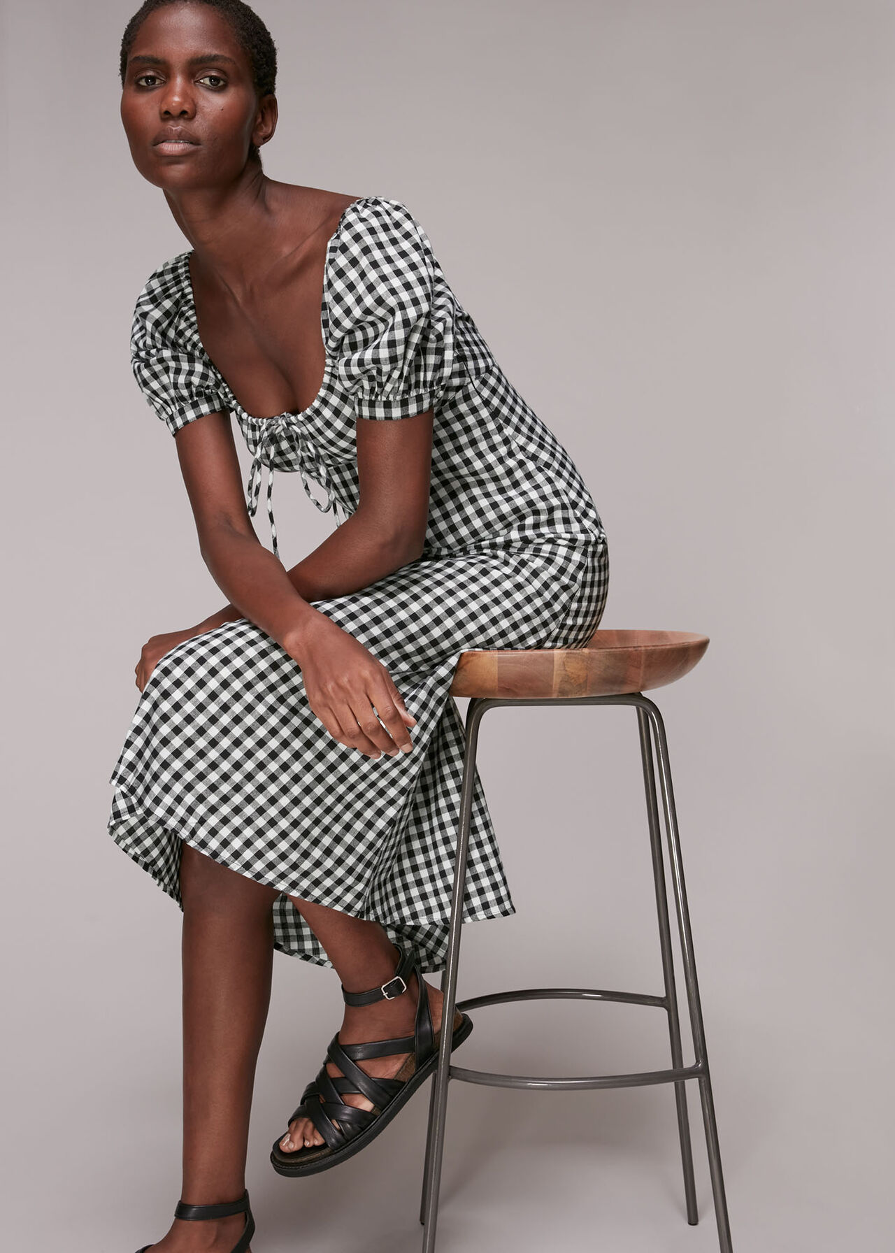 Gingham Check Elouise Dress