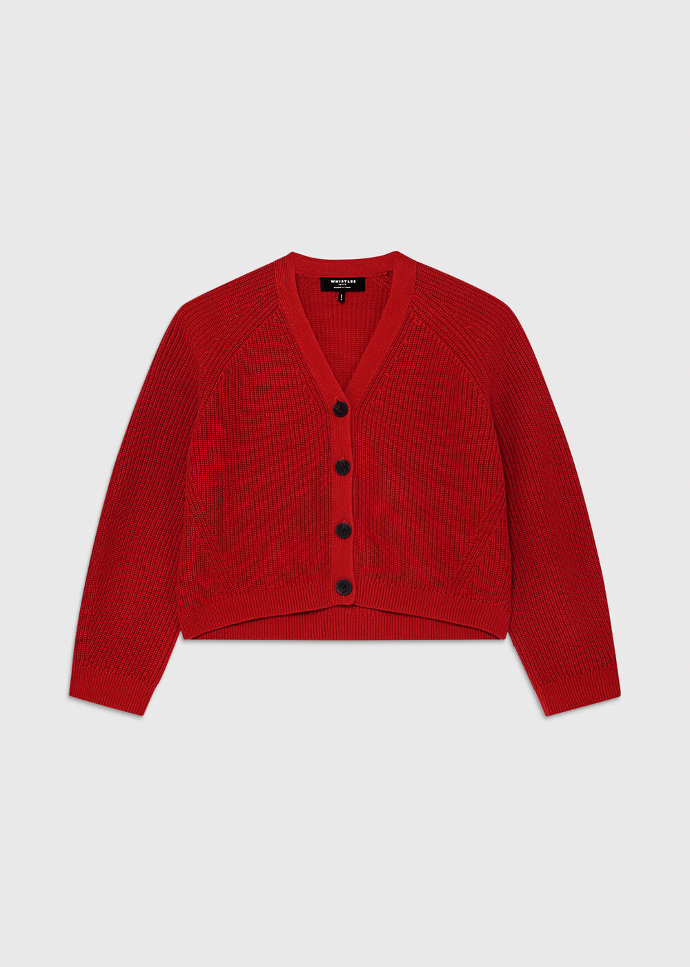 Petite V Neck Cotton Cardigan