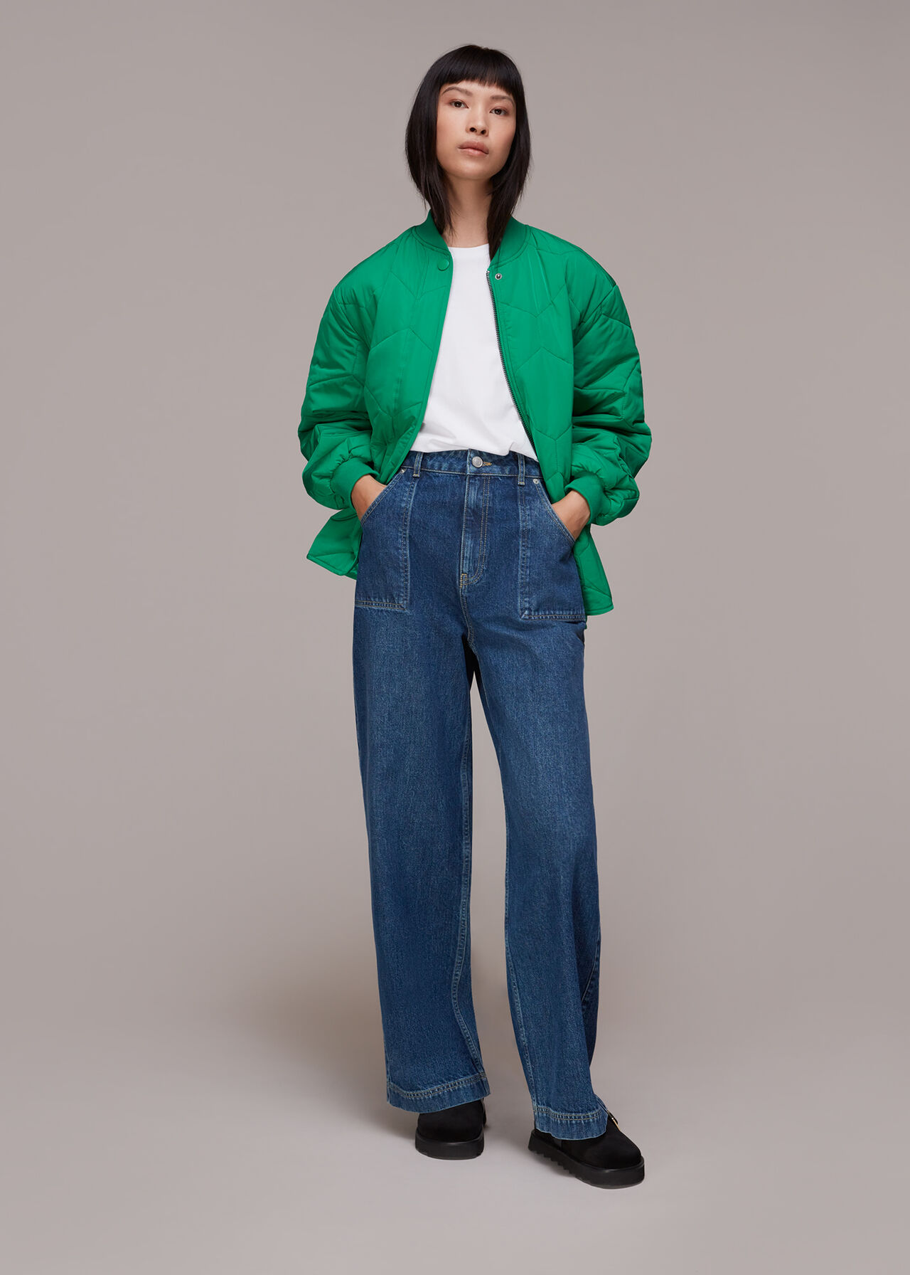 Ida Short Quilted Coat