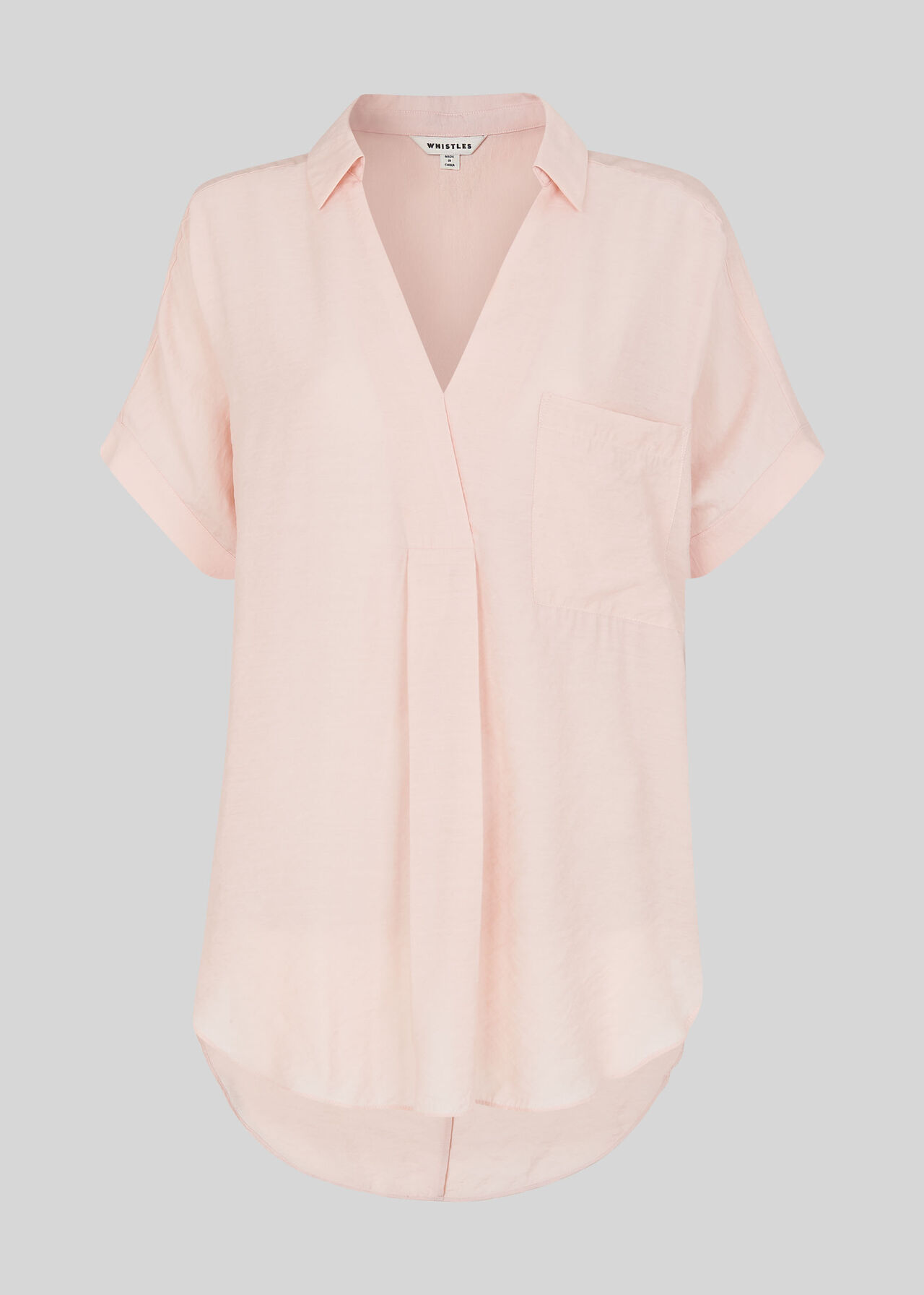 Linen Lea Shirt Pale Pink