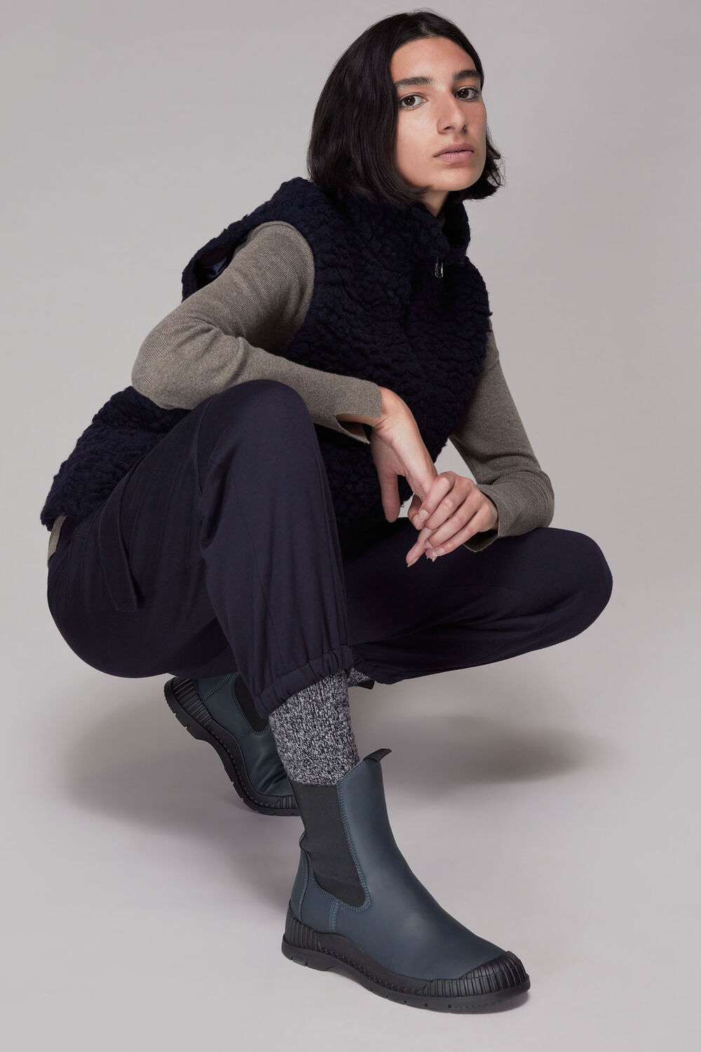 Denver Rubberised Leather Boot
