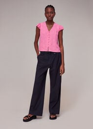 Diagonal Fleck Top