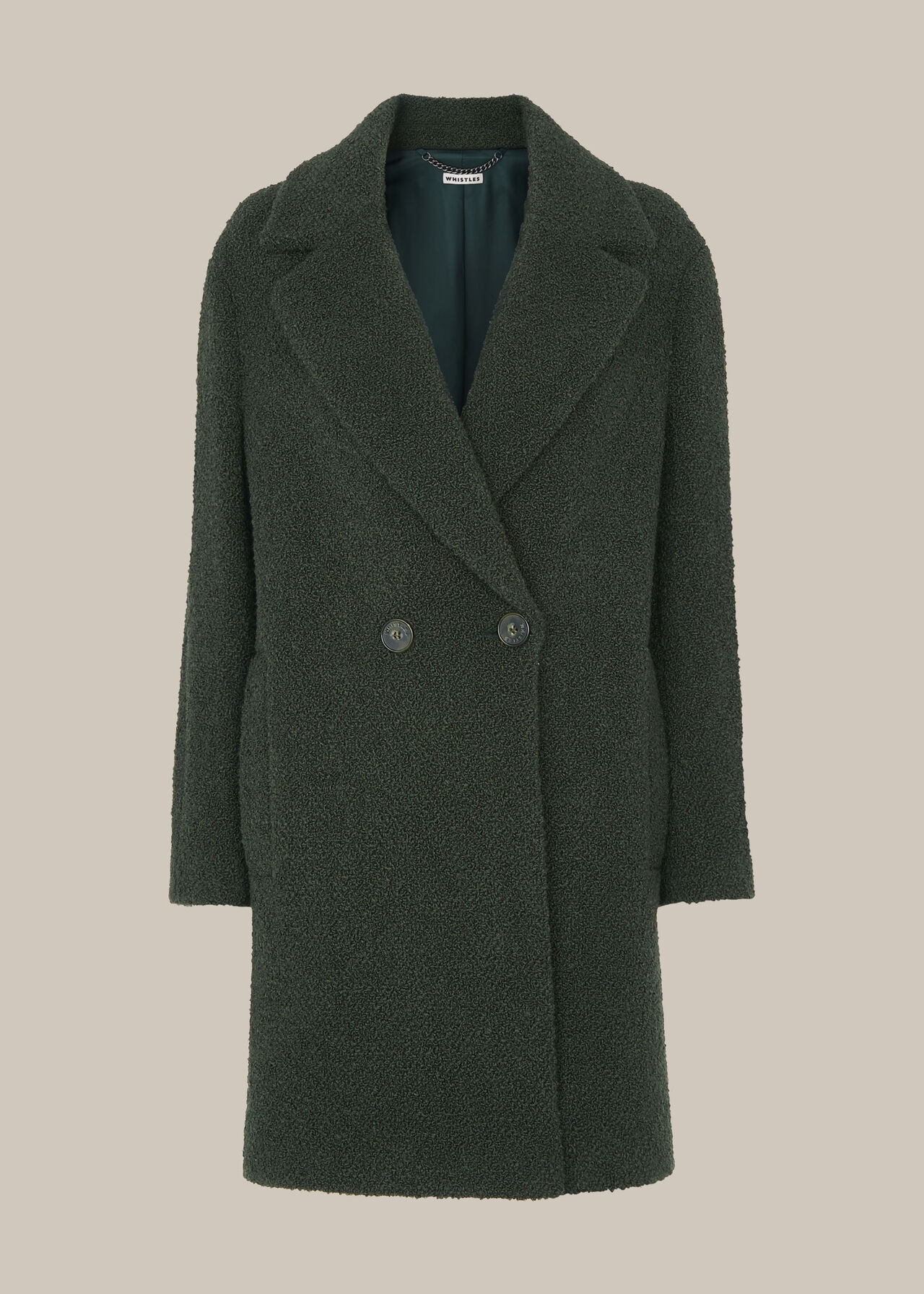 Boucle Double Breasted Coat