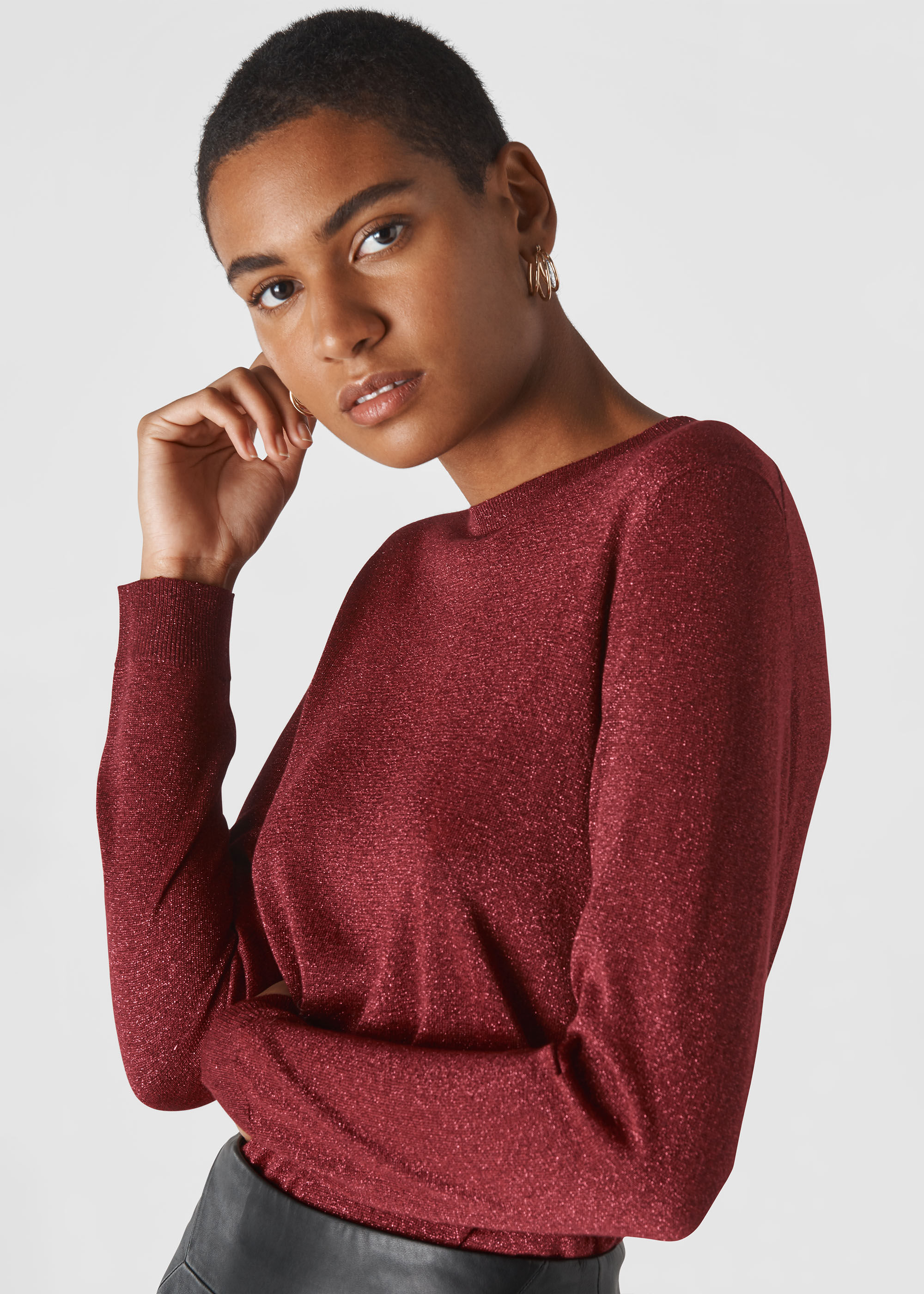 Whistles online sparkle jumper