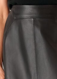 Leather A line Skirt