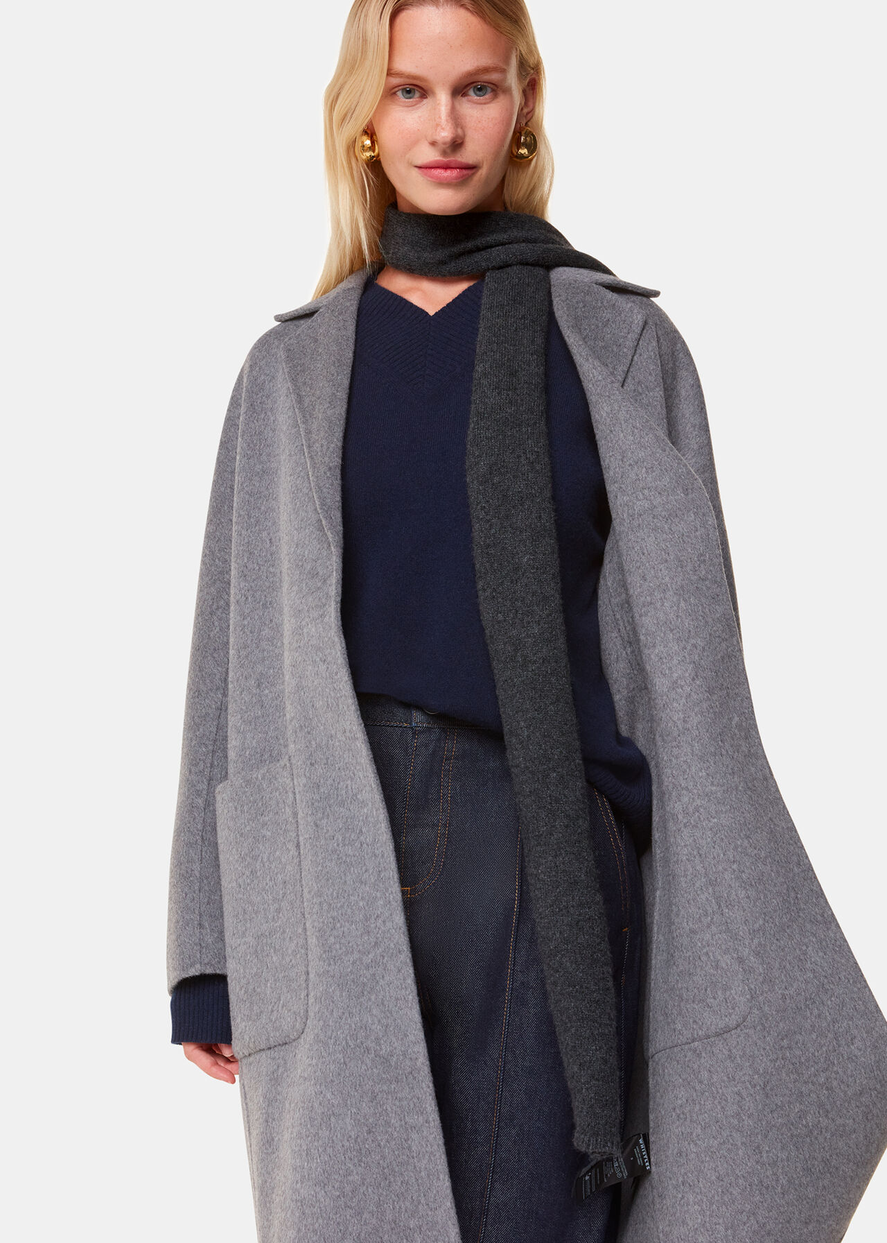 Cashmere Wool Blend Scarf