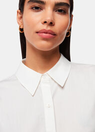 Petite Boxy Cotton Shirt