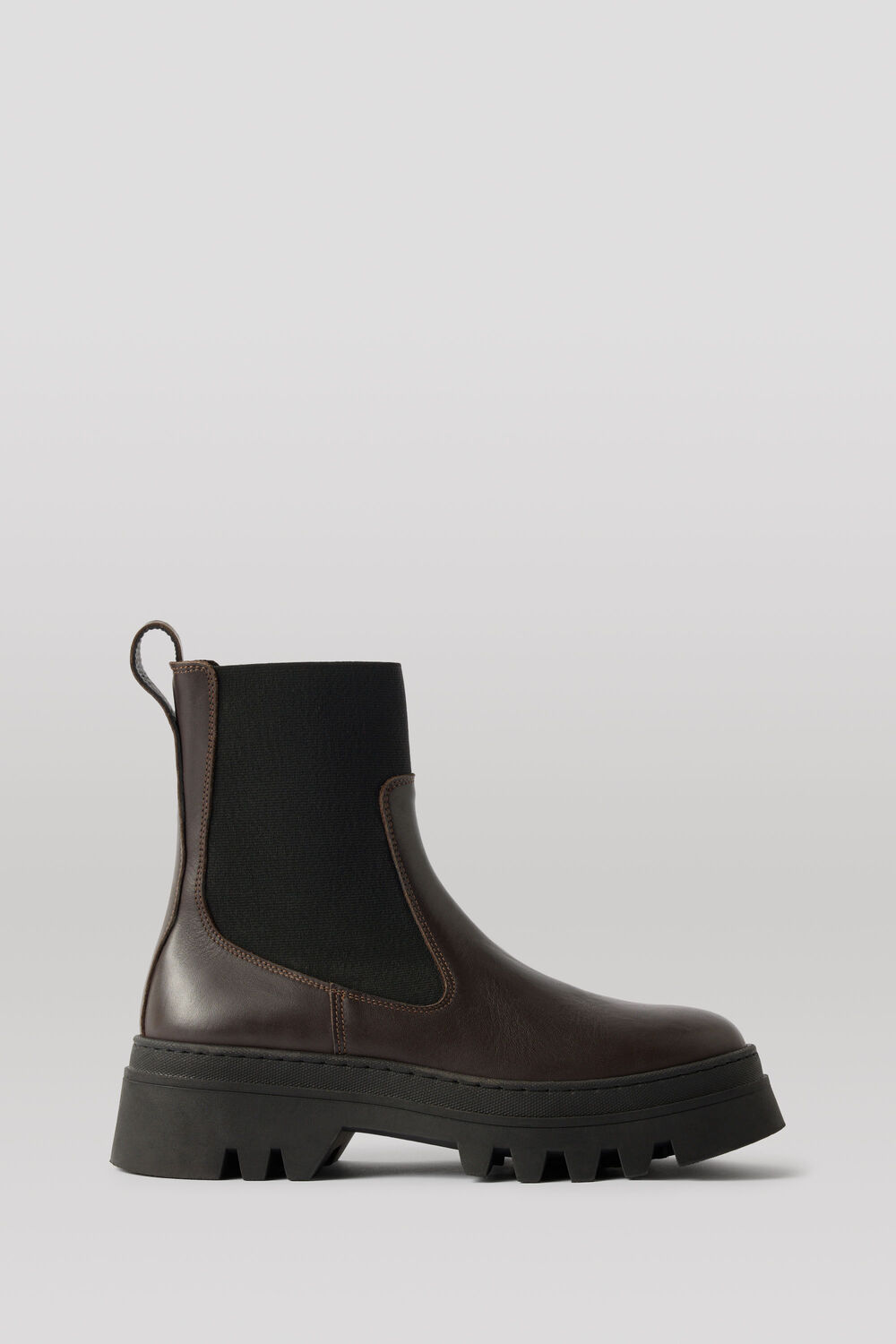 Chocolate Hatton Chunky Chelsea Boot