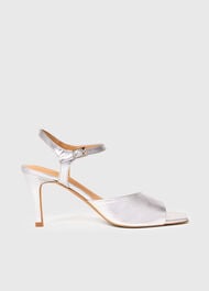 Asymmetric High Heeled Sandal