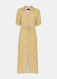 Petite Tiger Flame Midi Dress