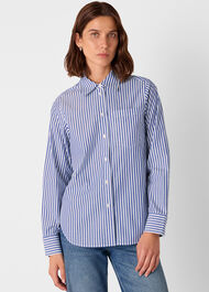 Relaxed Fit Stripe Shirt
