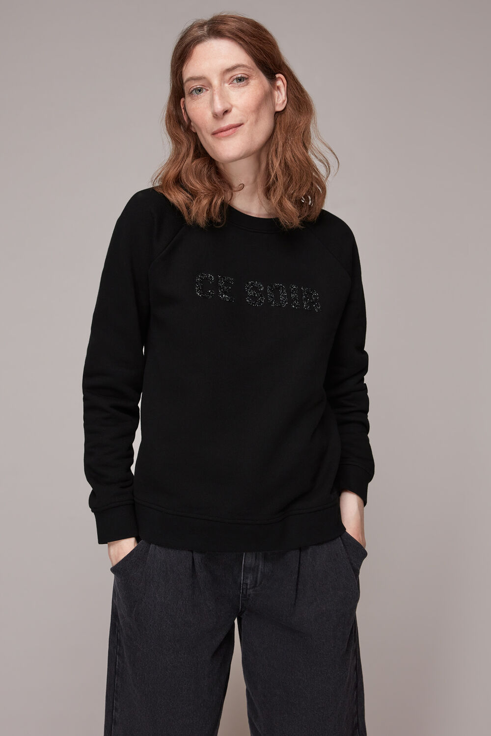 Ce Soir Sparkle Logo Sweat