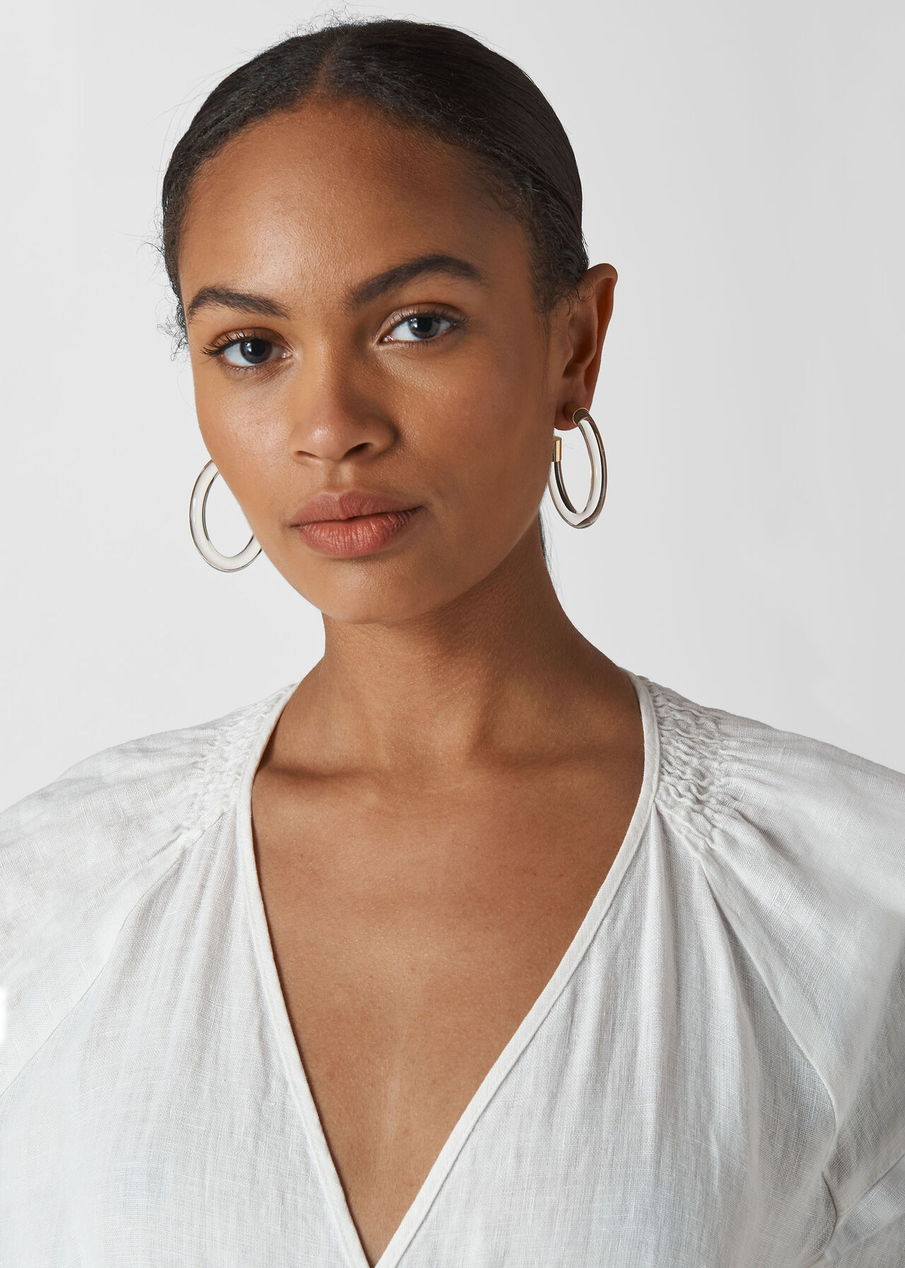 Clear Resin Hoops Clear