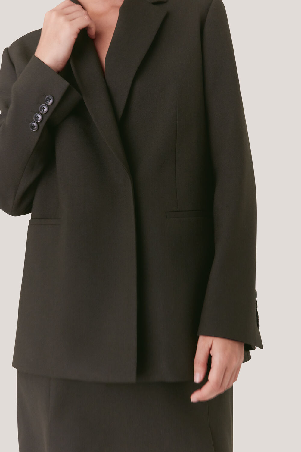 Natalie Wool Blend Blazer