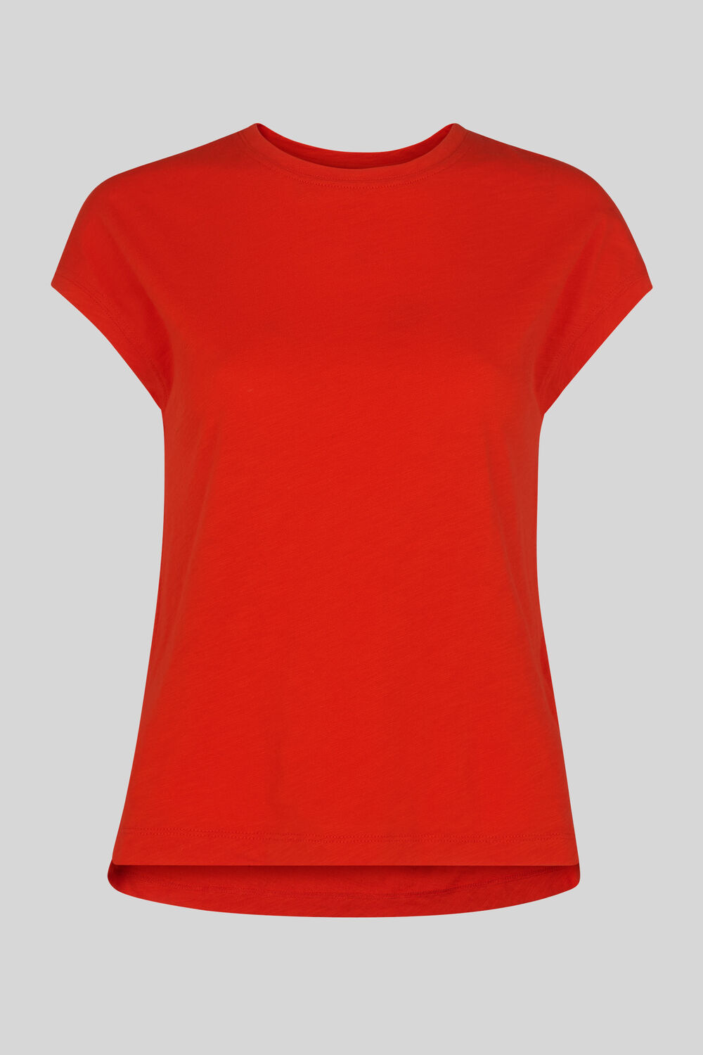 Minimal Cap Sleeve Tee Red
