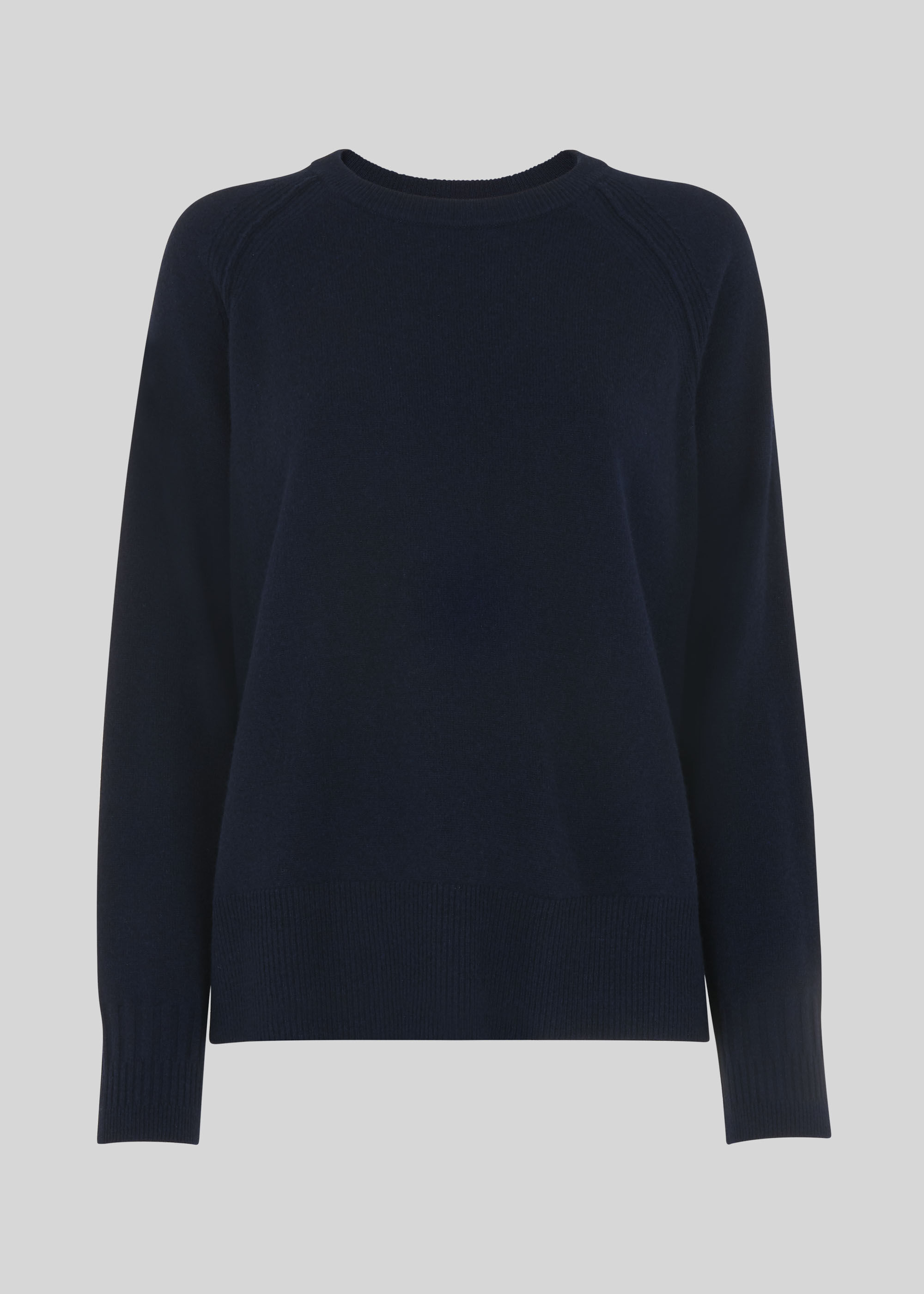 Navy cashmere jumper top
