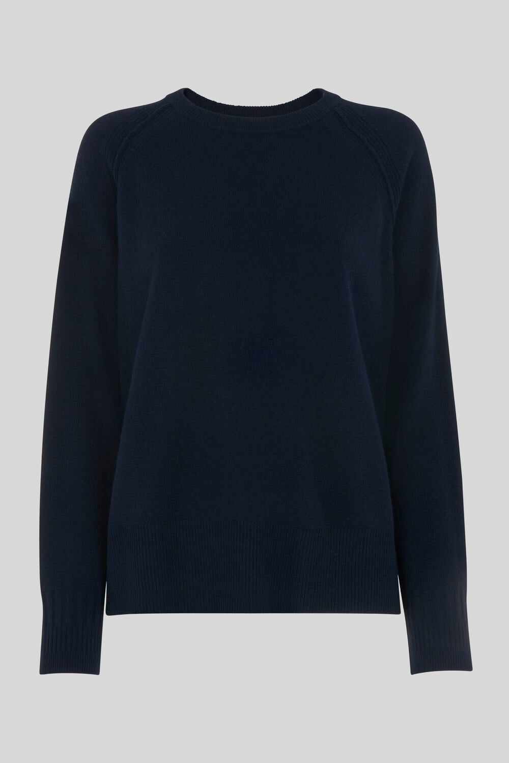 Cashmere Crew Neck Sweater Navy